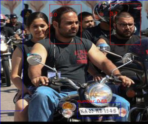 Automatic Detection of Helmet result