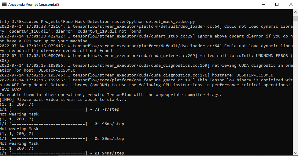 face recognition execution face recognition execution