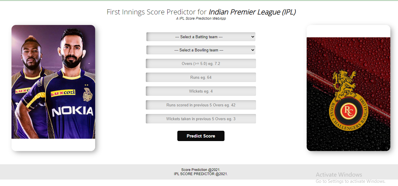 Score prediction