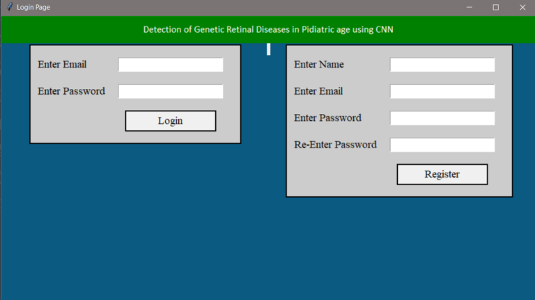 detection of retina