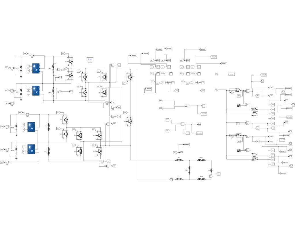 Model description of 9 level inverter