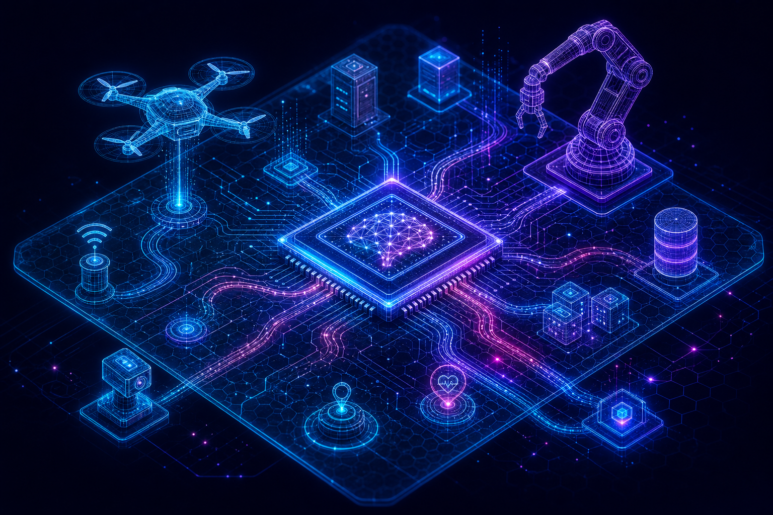 TechieYan deep tech R&D stack — AI, IoT, robotics, drones, embedded systems